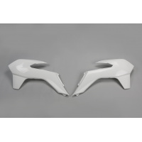 Radiator covers - white 047 - Ktm - REPLICA PLASTICS - KT04052-047 - UFO Plast