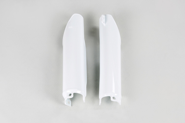 Fork slider protectors - white 041 - Honda - REPLICA PLASTICS - HO03672-041 - UFO Plast