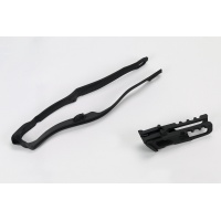 Chain guide+swingarm chain slider - black - Honda - REPLICA PLASTICS - HO04665-001 - UFO Plast