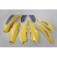 Plastic Kit yellow for Husqvarna CR 125 (2006-08) - CR 250 (2006-08) - REPLICA PLASTICS - HUKIT603-103 - Ufo Plast