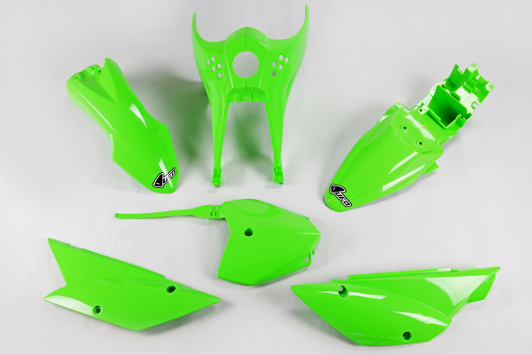 Plastic kit Kawasaki - green - REPLICA PLASTICS - KA37003-026 - UFO Plast