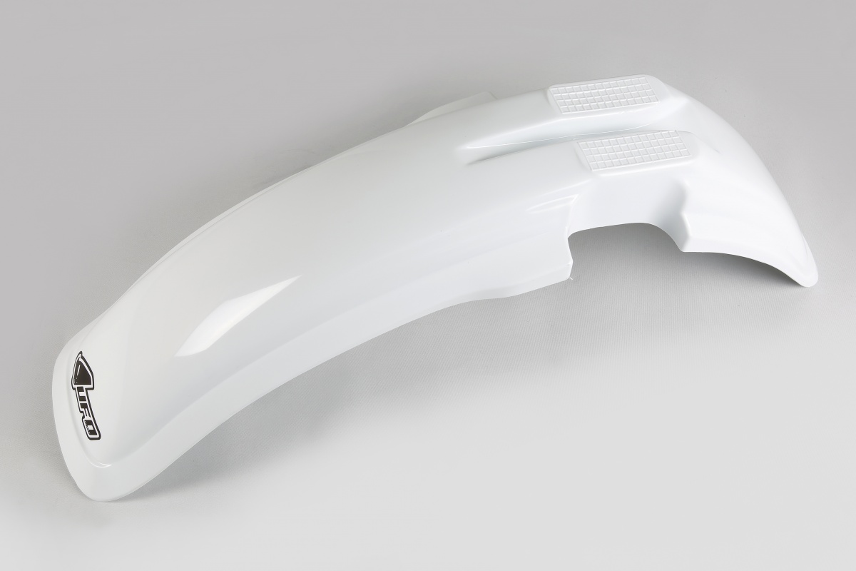 Motocross universal front fender 125/250/500 white - UNIVERSAL PLASTICS - PA01013-041 - Ufo Plast