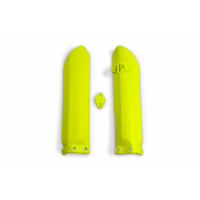 Fork slider protectors - yellow 19-21 - Husqvarna - REPLICA PLASTICS - HU03381-104 - UFO Plast