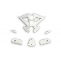 Mouthpiece & fixing accessories for motocross Diamond helmet white - Helmet spare parts - HR058-W - Ufo Plast