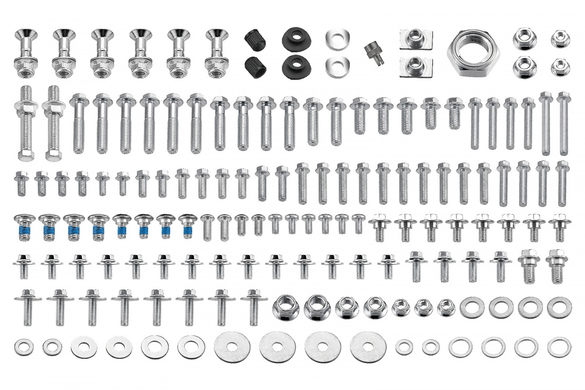 Motocross bolt kit Complete Professional Pack Kawasaki - Other items - AC02303 - Ufo Plast