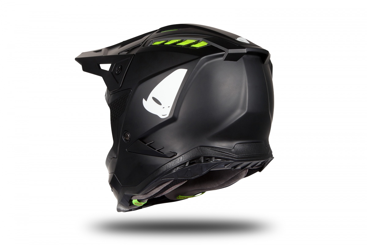 Motocross helmet Echus black matt - Home - HE167 - Ufo Plast