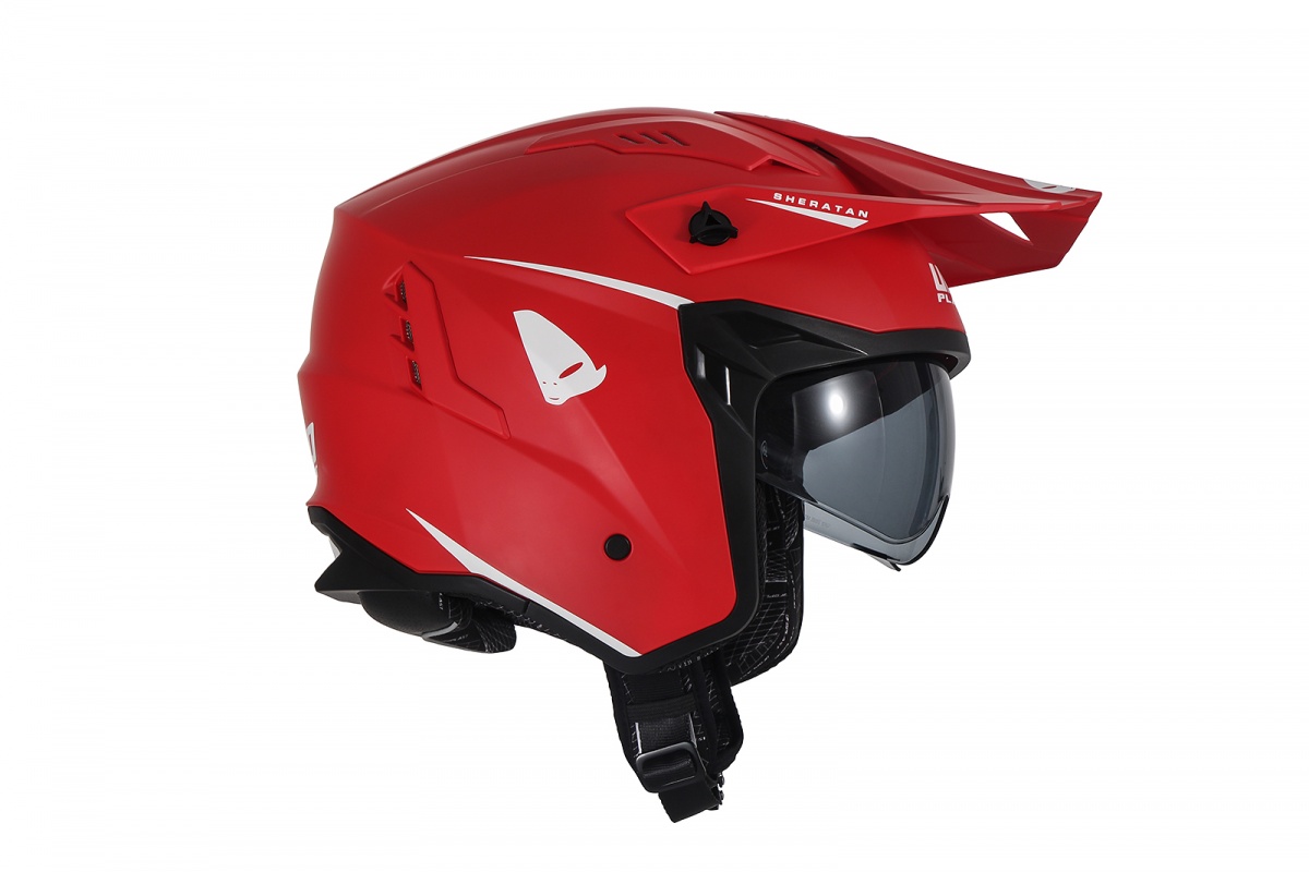 Sheratan cross jet helmet red - Helmets - HE13002-B - Ufo Plast