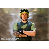 Mountain bike jersey Terrain SV1 short sleeves jersey gray and black - Jersey - JE05002-K - Ufo Plast