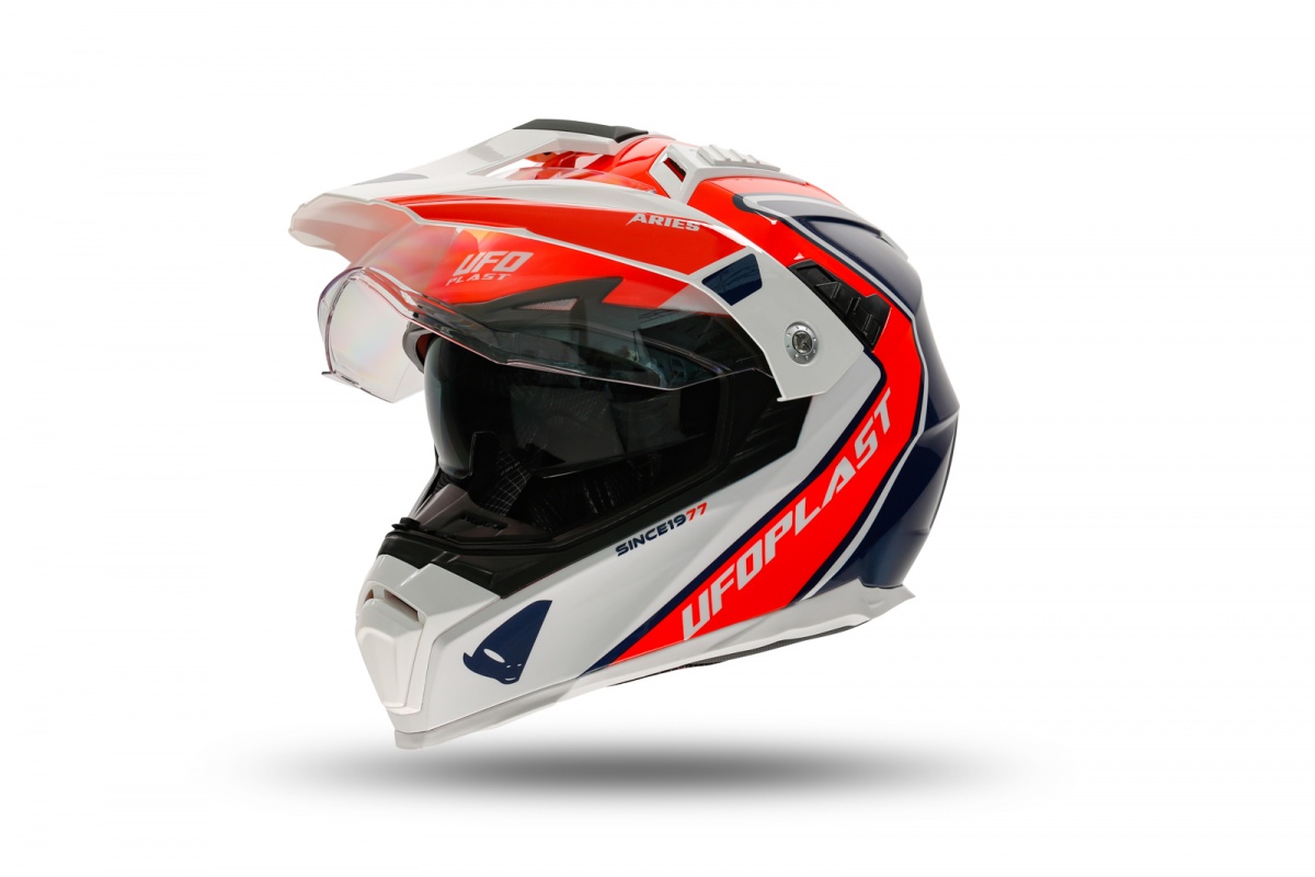 Motocross Aries helmet red and blue - Helmets - HE13500-BC - UFO Plast