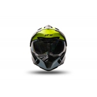 Motocross Aries helmet black and neon yellow - Helmets - HE13500-DK - Ufo Plast