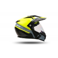 Motocross Aries helmet black and neon yellow - Helmets - HE13500-DK - Ufo Plast