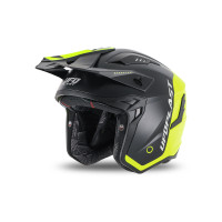 Sheratan cross jet helmet neon yellow and black